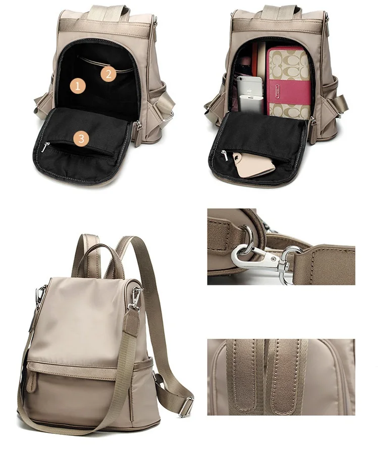Модный женский кожаный рюкзак, женские рюкзаки, Женская Высококачественная дорожная сумка через плечо, школьная сумка в духе колледжа, C641