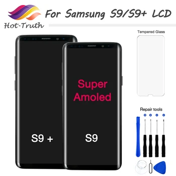 

Amoled Replacement for SAMSUNG Galaxy S9 S9+LCD Touch Screen Digitizer with Frame G960 G965 Display S9 S9 plus Screen original