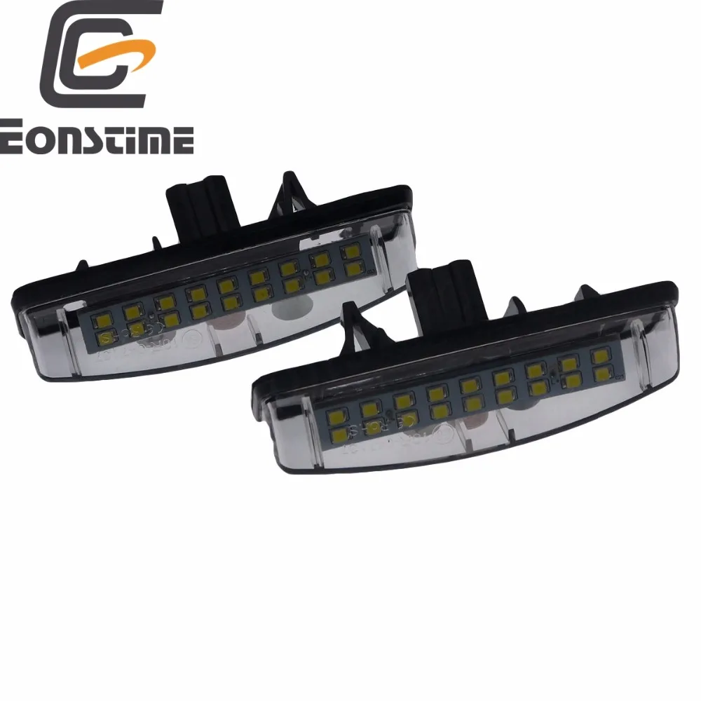

Eonstime 2pc 6000K LED License Plate Lamp Light for TOYOTA Camry/Aurion Avensis Verso Echo PRIUS Previa-ACR50 Lexus IS200/IS300