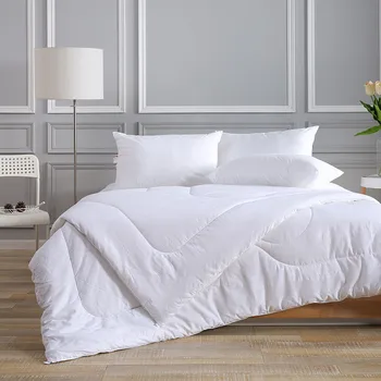 

1.86~2.44kg Premium Quilt Duvet For Spring And Autumn White Color Luxury Comforter Filler Cotton With Polyester 3 size S/L/XL