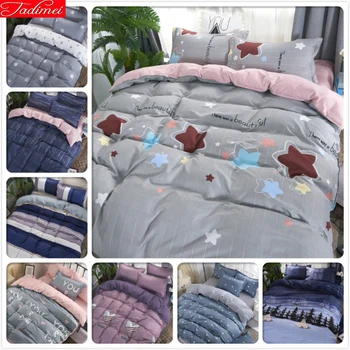 

NEW 3/4 pcs Bedding Set Soft Bed Linen Adult Kids Child Bedspreads Single Twin Full Double Queen Super King Big Size Duvet Cover
