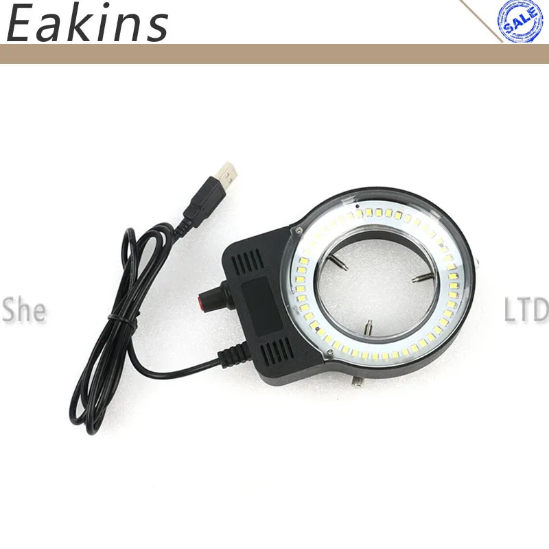 

48 LED SMD Adjustable Ring Light source USB interface for Industrial microscope stereo microscope illumination