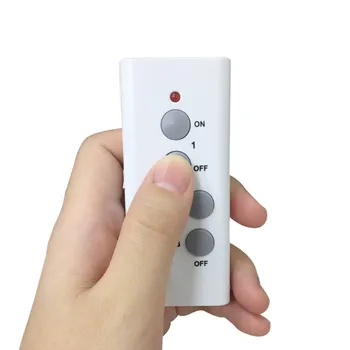 

wireless remote control transmitter 433mhz fixed code controle remoto for remote sockets 100M 6-ch rf emitter