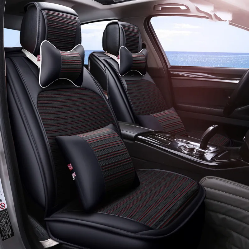

New 3D Styling Car Seat Cover Sports Styling,, Ice Silk Car Cushion For BMW Audi A3 A4 A6 Q7 Q5 Honda Ford CRV Sedan