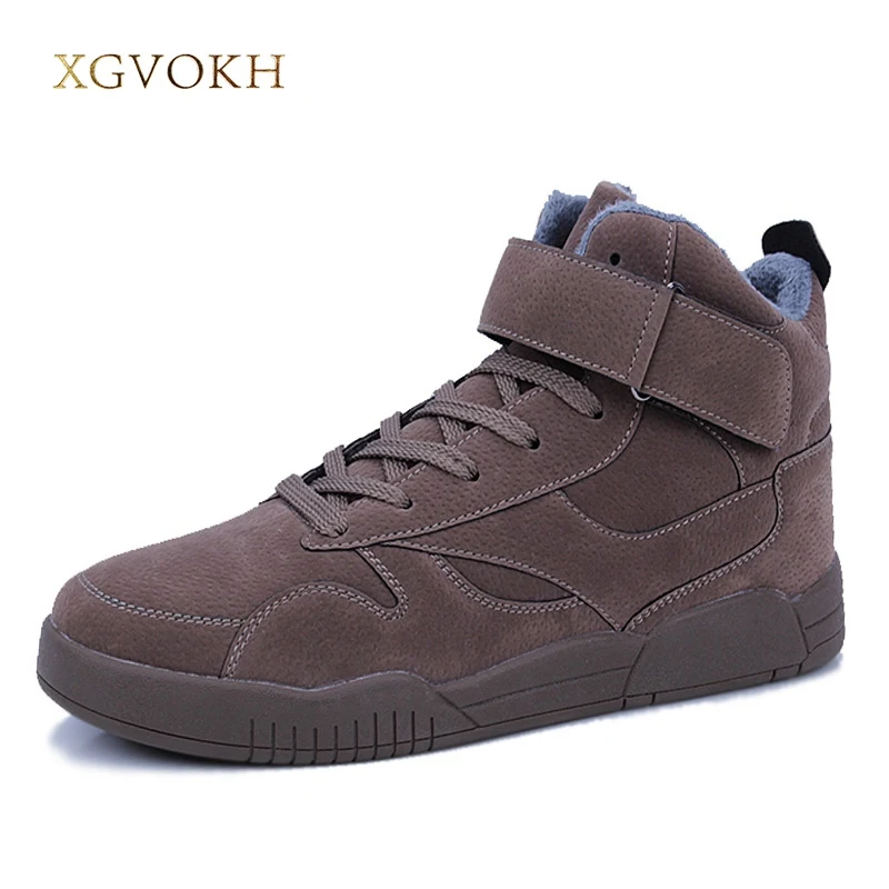 

2018 Men's Ankle Snow Boot Autumn Winter Shoes Botas Masculina Warm Plus Cotton Ankle Boots Sneakers Fashion Shoes for Men