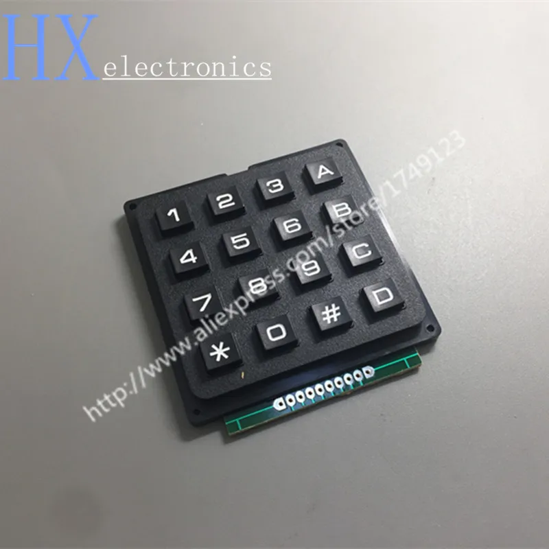 

Free shipping 1PCS NEW 12 Key Membrane Switch Keypad 4 x 3 Matrix Array Matrix keyboard membrane switch