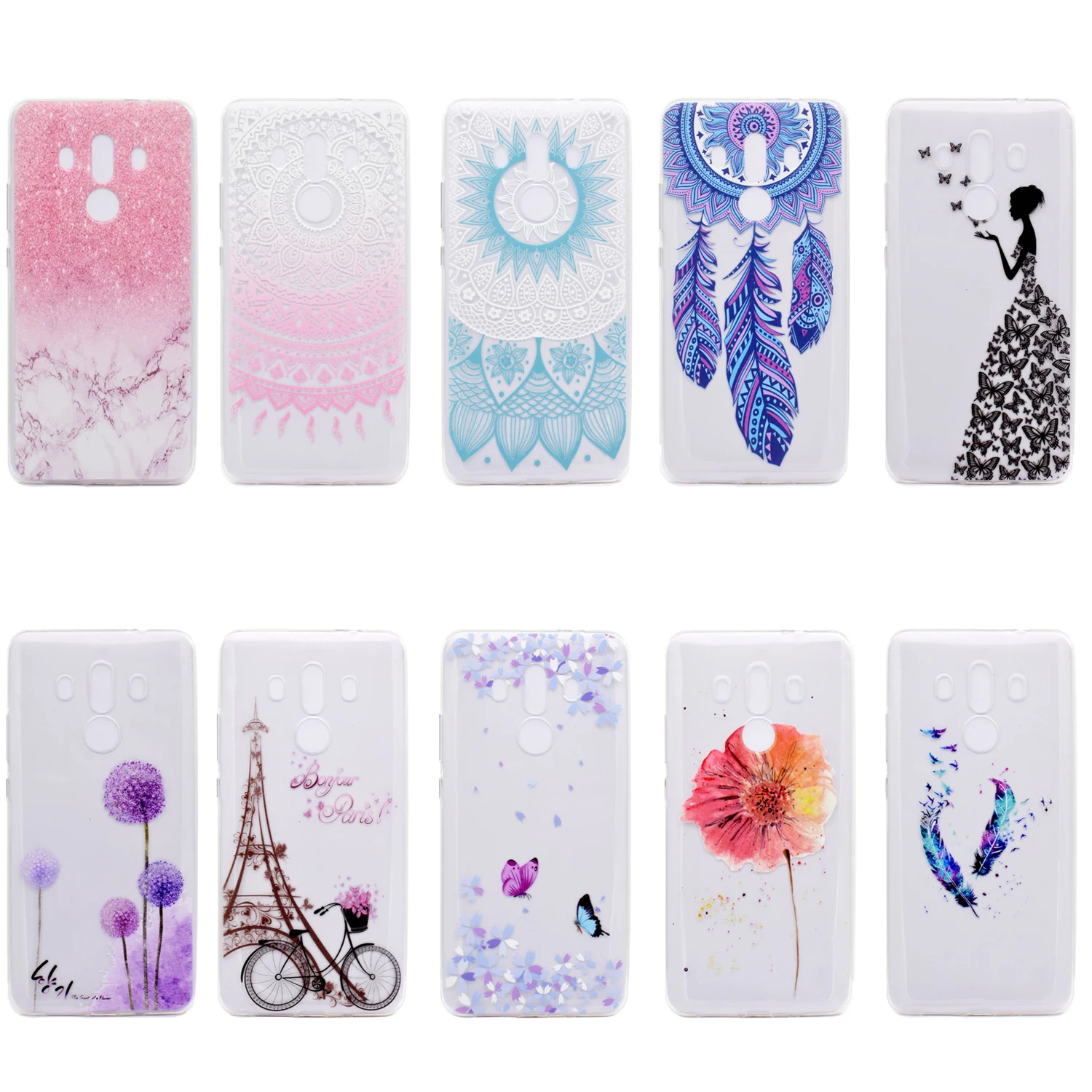 For Huawei Mate 10 Lite Case Silicone Slim Soft TPU Pro Phone Protection Back Cover 10lite |