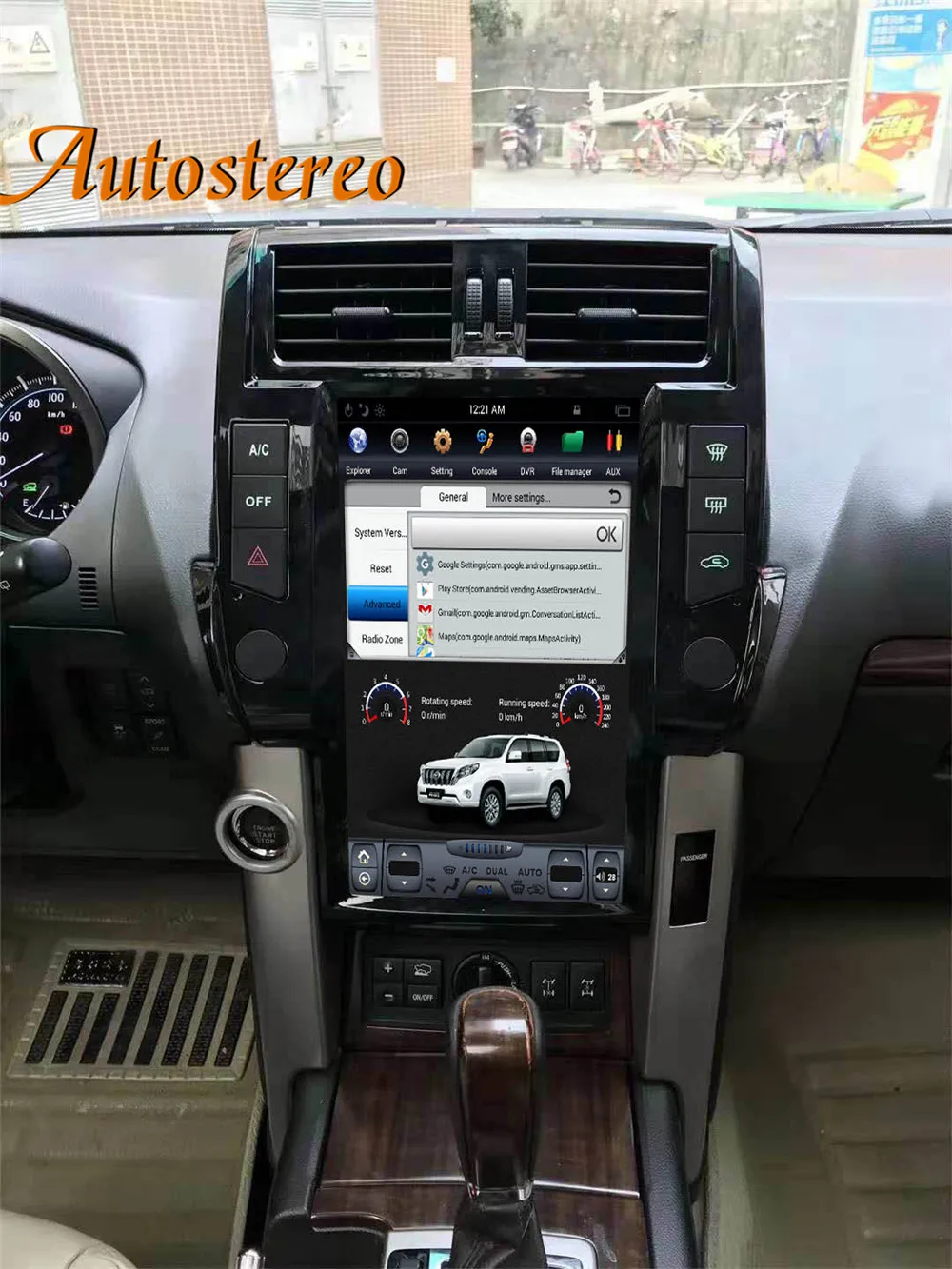 Android Tesla стиль автомобиля gps навигация для TOYOTA Land Cruiser Prado 20102013 головное устройство мультимедийный плеер радио магнитофон