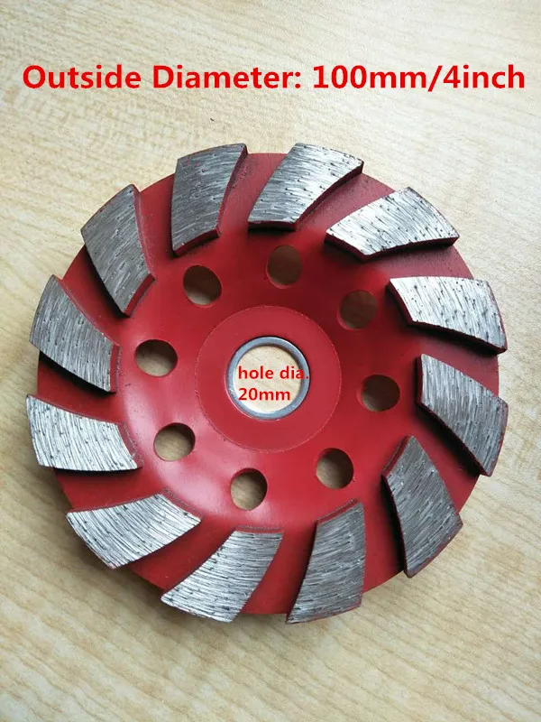 Buy 4 inch 100mm Diamond Segment Grinding Wheel