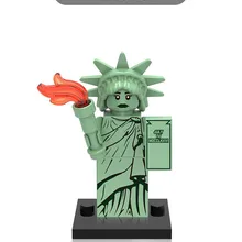 Haogaole xh495 100 шт. Супер Герои Статуя Свободы нелюди Королевский Семья здания Конструкторы детское подарок Игрушечные лошадки