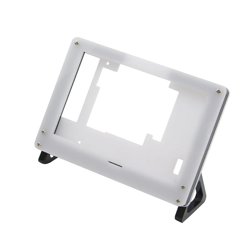 Raspberry Pi 3 Model B+ Plus 5 inch LCD Acrylic Bracket Case Black White Fixed Bracket Holder for 800*480 Touchscreen Support Raspberry Pi 3 Model B+ Plus 5 inch LCD Acrylic Bracket Case Black White Fixed Bracket Holder for 800*480 Touchscreen Support