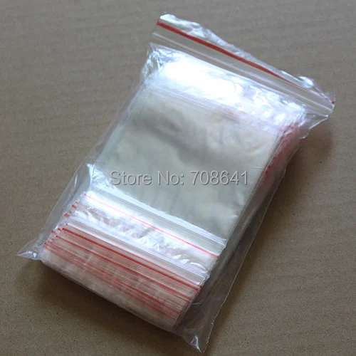 

New Clear Zipper Zip Lock Self Adhesive Seal Reclosable Poly Plastic Bag Bags PE Bags for Jewelry Crafts storage Bags