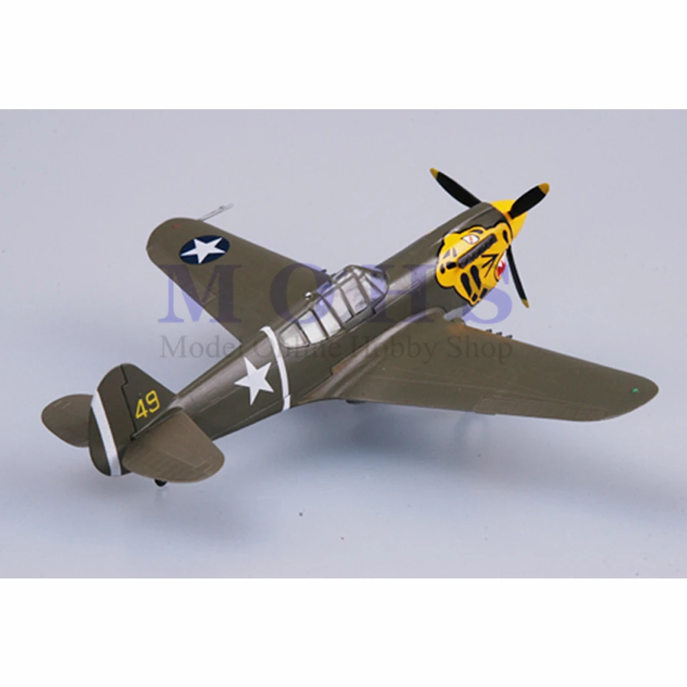 Легкая модель 37272 1/72 Сборная P40 P40E Готовая самолета в масштабе Warbird США ВВС 343| |
