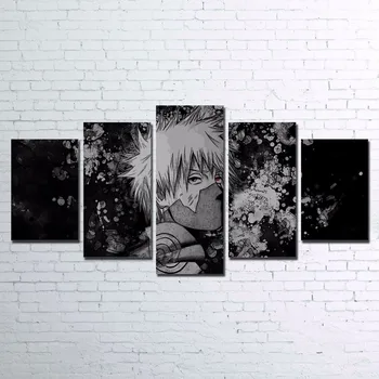 

Modular Canvas Paintings Wall Art For Living Room HD Prints Anime Pictures 5 Pieces Naruto Kakashi Posters Modular Home Decor