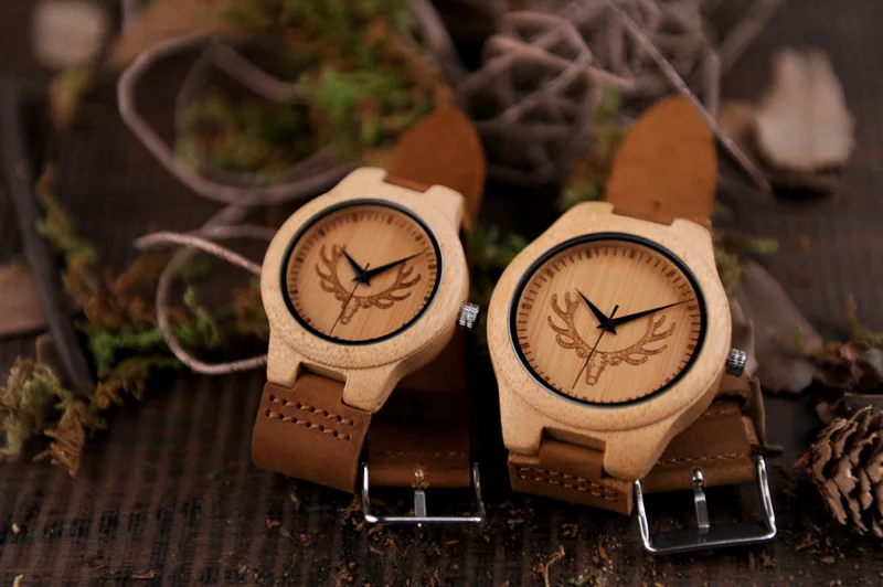 Reloj hombre BOBO BIRD бамбуковые часы для мужчин и женщин деревянные часы из натуральной кожи Кварцевые часы Лучшие Подарки товары принимаются гравировка