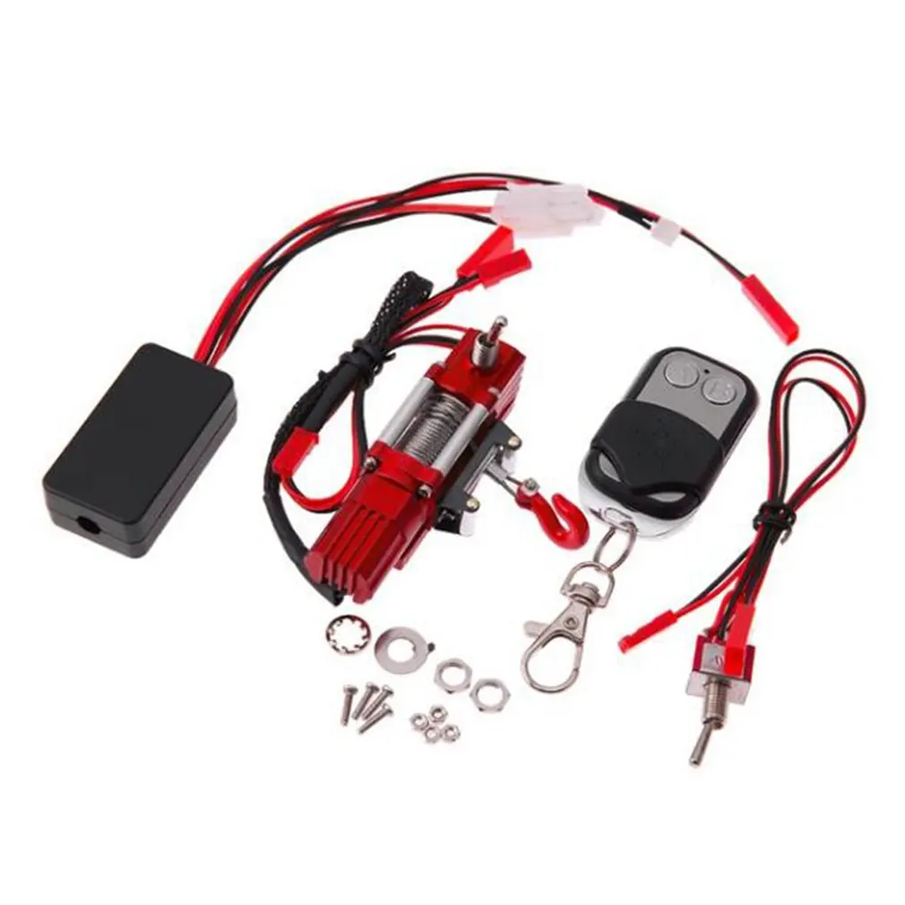 

RC Model Car Auto Automatic Wireless Remote Control Metal Hook Set for 1/10 Axial SCX10 RC Crawler Climbing Rock Car Toy Parts