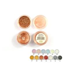 LOVE ALPHA 13 Colors Eye Shadow Flash Powder Super Bright Pearl Shining Bright Glitter Powder Pink