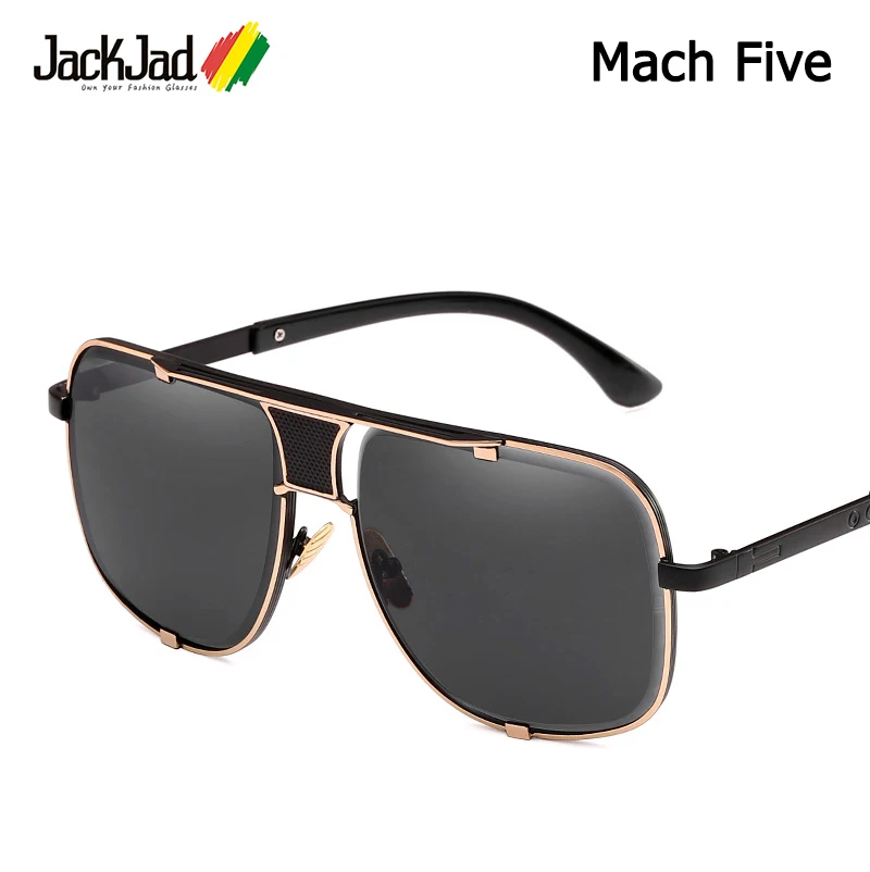 

JackJad 2018 Fashion Cool Mach Five Style Aviation Sunglasses Men Gradient UV400 Brand Designer Sun Glasses Oculos De Sol 66187