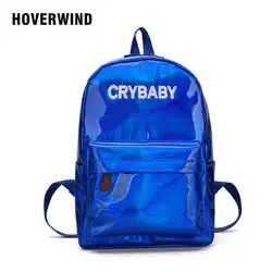 Hoverwind женщина лазерной рюкзак из мягкой искусственной кожи Школьные сумки для девочек-подростков Голограмма лазерная женщины Mochila 4 вида