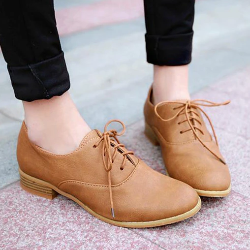 Nuevo 2015 moda Vintage Lace Up mujeres zapatos estilo británico Oxford zapatos para mujeres más el 43 Retro para mujer de los zapatos ocasionales|lace embroidery|shoes obamalaces for shoes - AliExpress