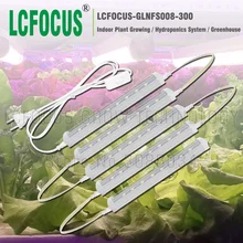 Гидропоника детская T8 300 мм 24 Вт растительный светильник 380-840nm полный спектр Белый светодиодный AC 85-265 в светодиодный светильник для роста растений в помещении