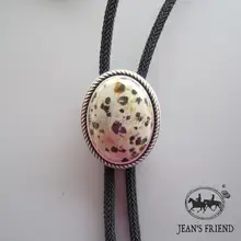 Винтажный, с серебряным покрытием ручной работы из натурального камня, свадебные овальные Боло галстук шейный галстук 4 шт. в партии