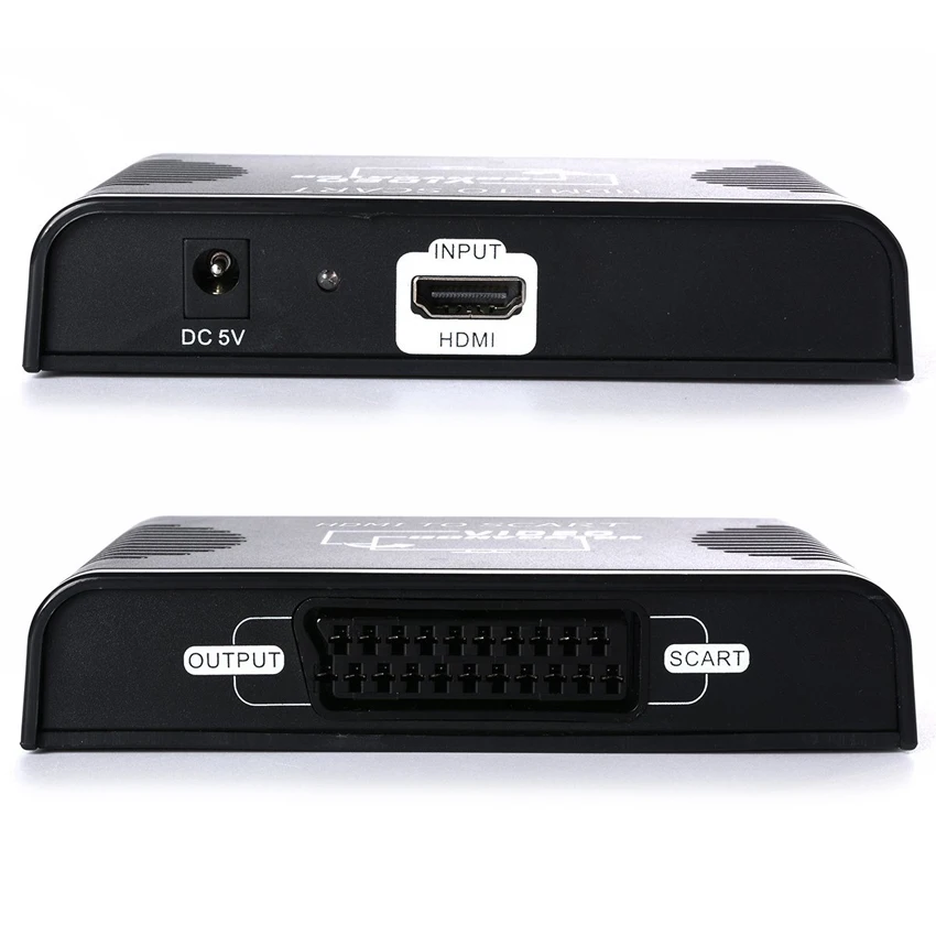 Новый композитный преобразователь HDMI в SCART адаптер 1080P высококлассный видео