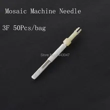 50 шт./партия мозаика 3F Перманентный макияж губы татуировки иглы используется для постоянного тату машинка для макияжа