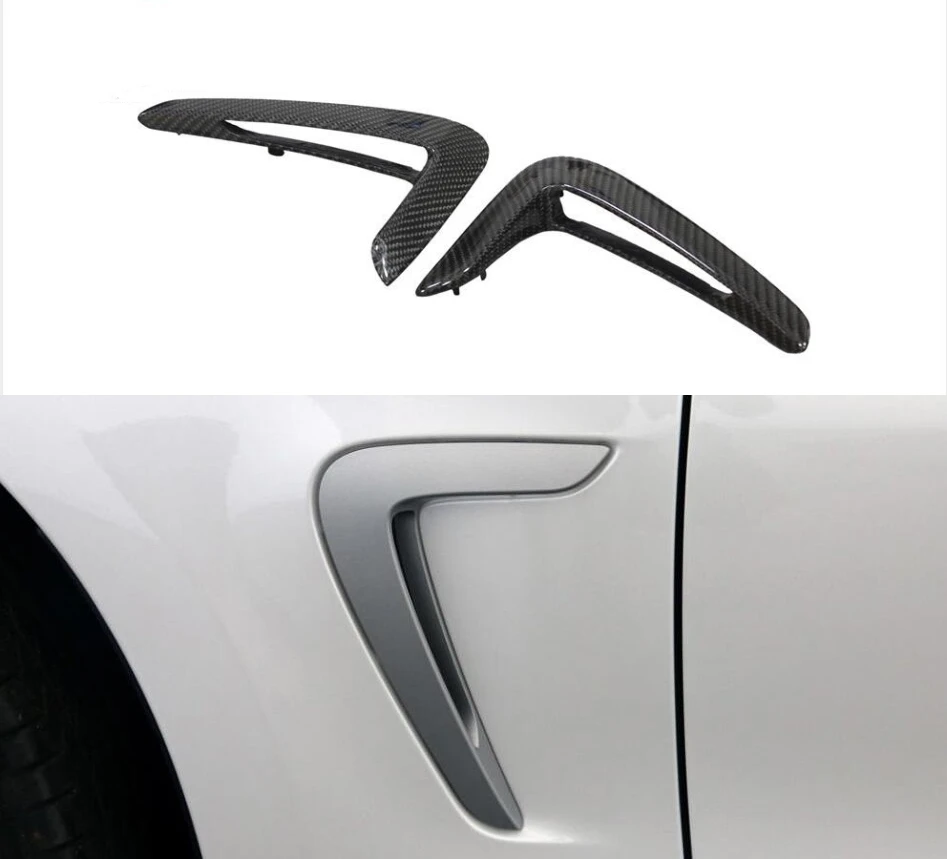 Car Side Fender Vent Trim For BMW 4 Series F32 F33 F36 2014 2015 2016