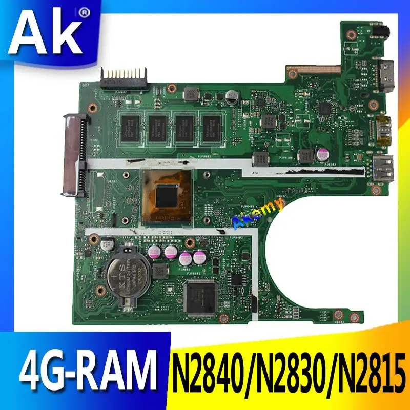 AK X200MA материнская плата для ноутбука For Asus F200M F200MA тест оригинальная 4G RAM