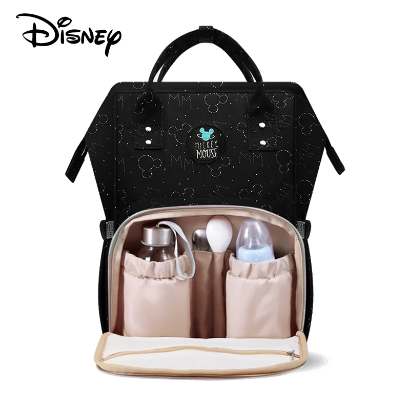 

Disney Baby diaper bag Maternity Nappy usb Heating stroller bags baby care Mummy travel backpack Insulation bag Mickey mochila