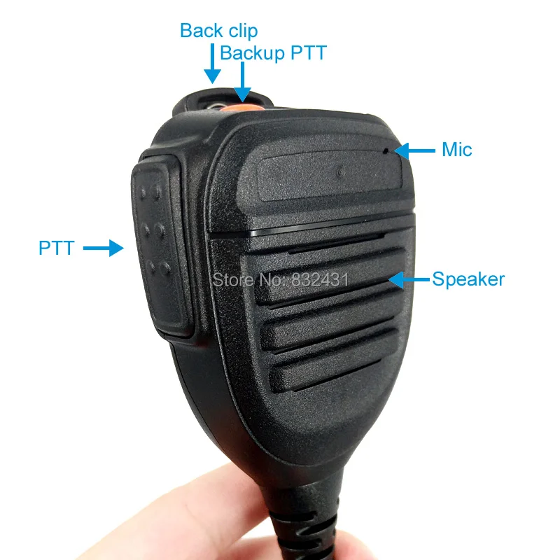 Walkie Talkie Speaker Microphone For YAESU VERTEX VX-3R VX-10 7