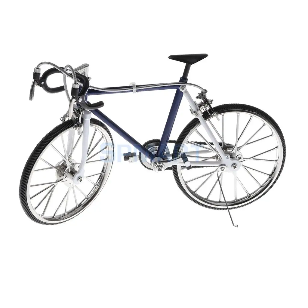 1:10 Scale Alloy Diecast Racing Bike Model Replica Bicycle Cycling Toy Desk Craft Collection Blue