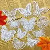 10/20pcs Organza Rhinestone Butterfly Embroidered Pearl Lace Trim Flower Applique Trimmings Ribbon Fabric Wedding Dress Sewing ► Photo 3/6