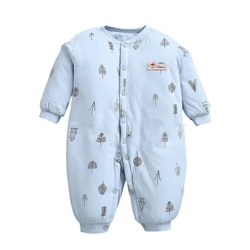 

Newborn Jumpsuit Cotton Warm Baby Clothes Cotton Baby Thickening Crawl Suit Baby romper