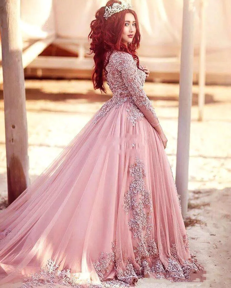 2019-ball-gown-long-sleeves-evening-dresses-princess-muslim-prom-dresses-with-sequins-red-carpet-runway-dresses-custom-made-ba3933 (1)