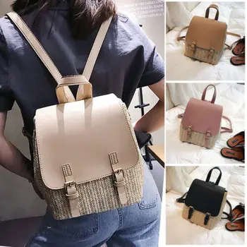 

Women Backpack Travel Leather Handbag Small Rucksack Shoulder Bags Fashion US