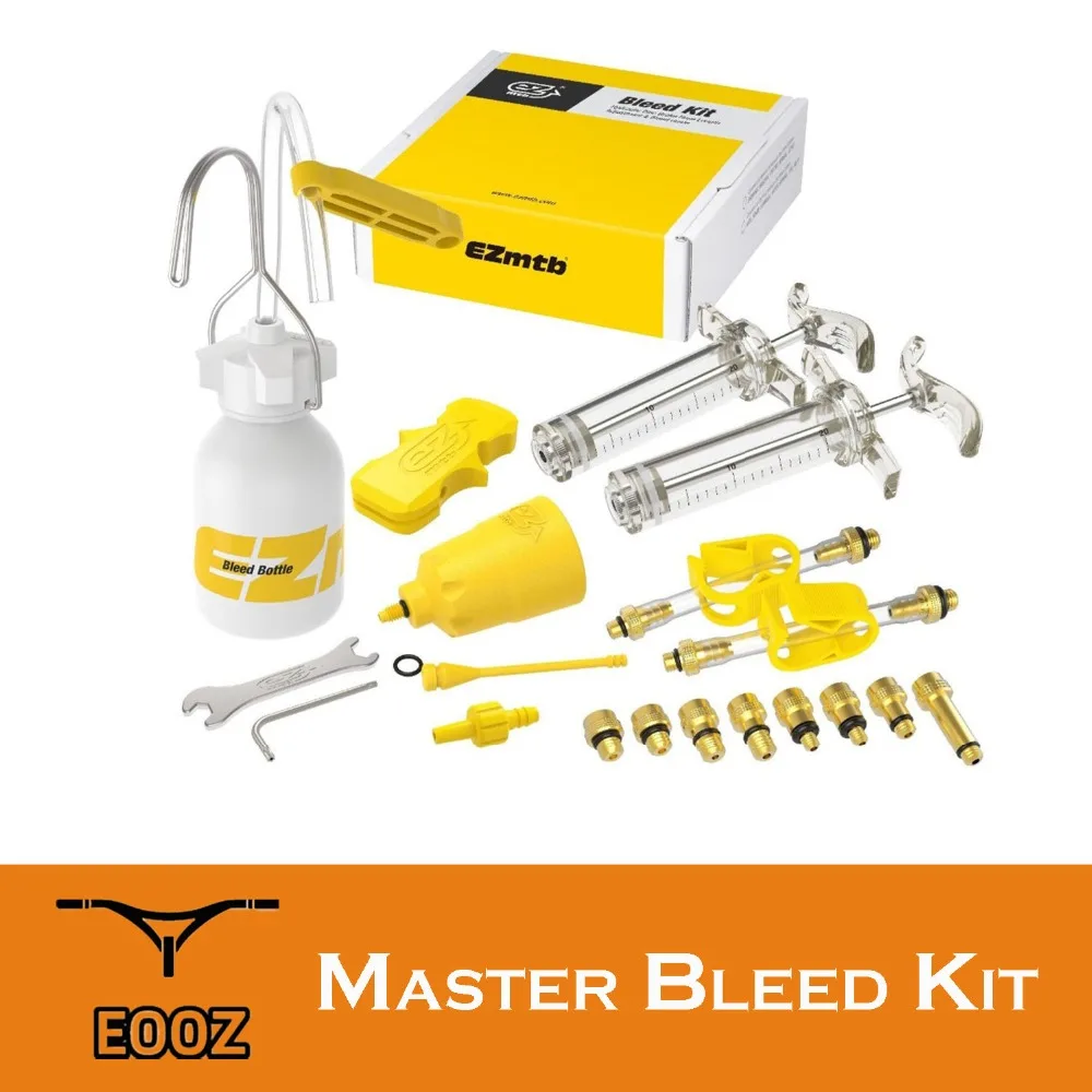 EZmtb Master Universal Bicycle Hydraulic Disc Brake Bleed Kit For shimano tektro magura hayes