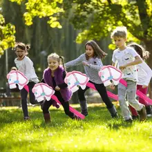 Надувная палка-пастушка, лошадь, надувная голова лошади, палка, уличная игрушка, вечерние аксессуары или украшения, подарок на день рождения