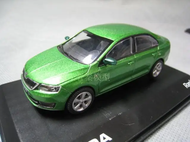 ABREX 1/43 масштабная модель автомобиля игрушки SKODA RAPLD литья под давлением металлическая модель автомобиля игрушка для коллекции, подарок, дети