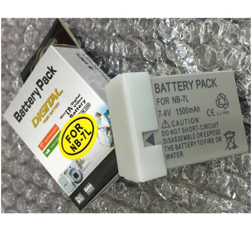 NB 7L NB7L lithium batteries NB 7L Digital camera battery for Canon G10 G11 G12 SX30IS SX30 IS