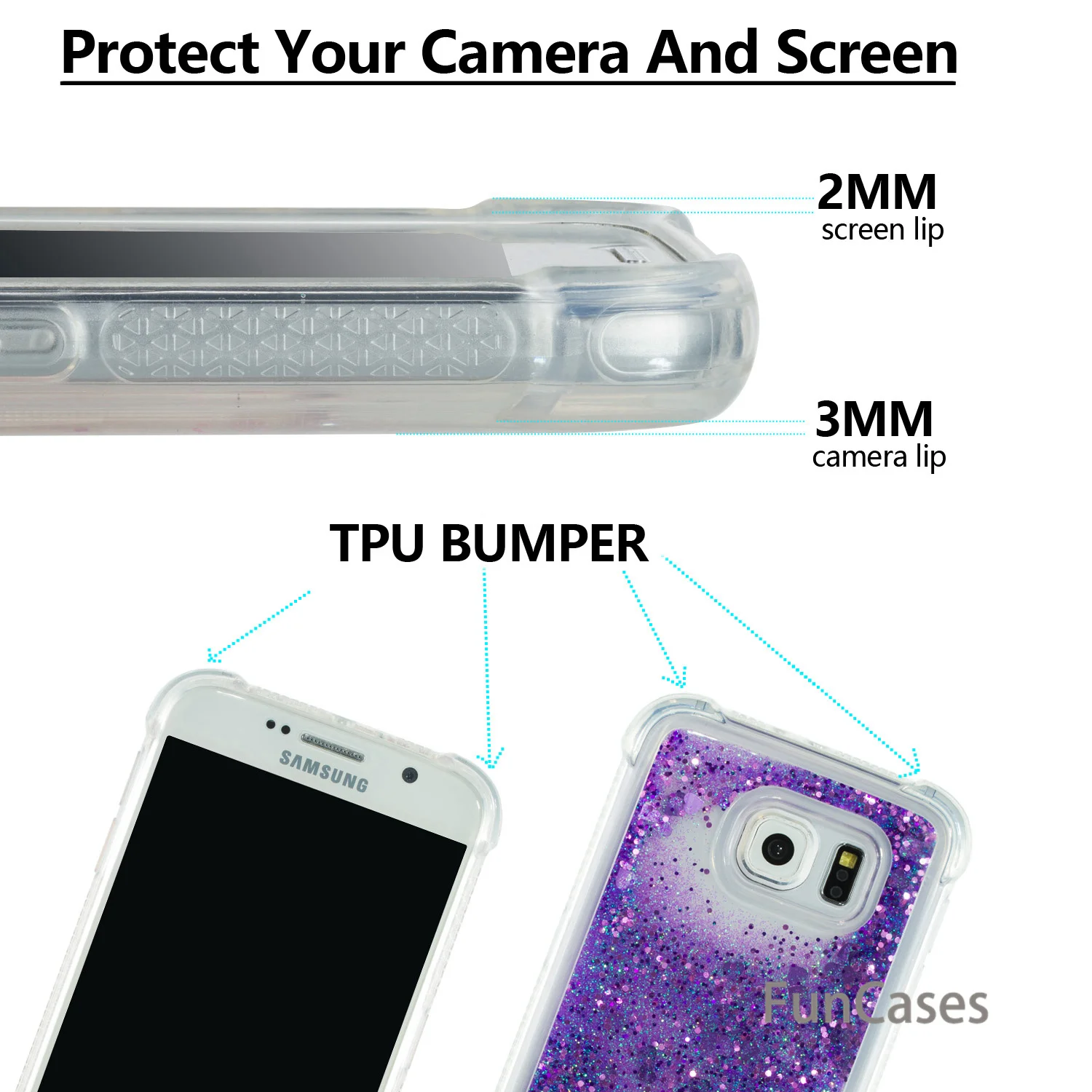 Розовые звезды случае СПС принципиально samsung S6 ТПУ Мягкая задняя крышка телефона