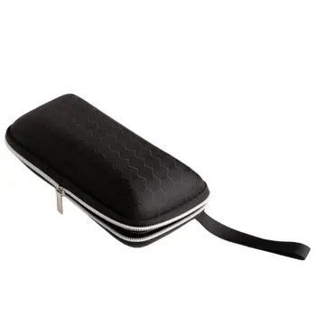 

Rectangle Grid Zipper Eye Glasses Case Hard Eyewear Box Sunglasses Case Colorful