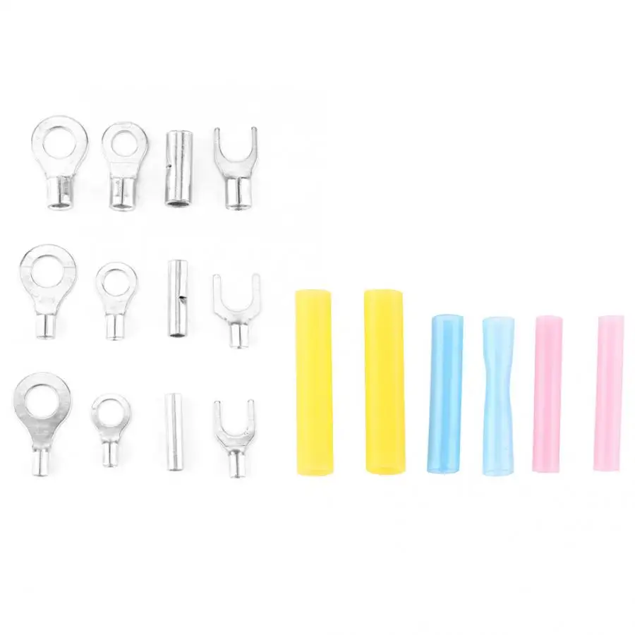 

Connecteur Electrique 530PCS Assorted Crimp Terminals 135PCS Heat Shrinkable Tubes Wire Cable Tools Set Cable Terminal