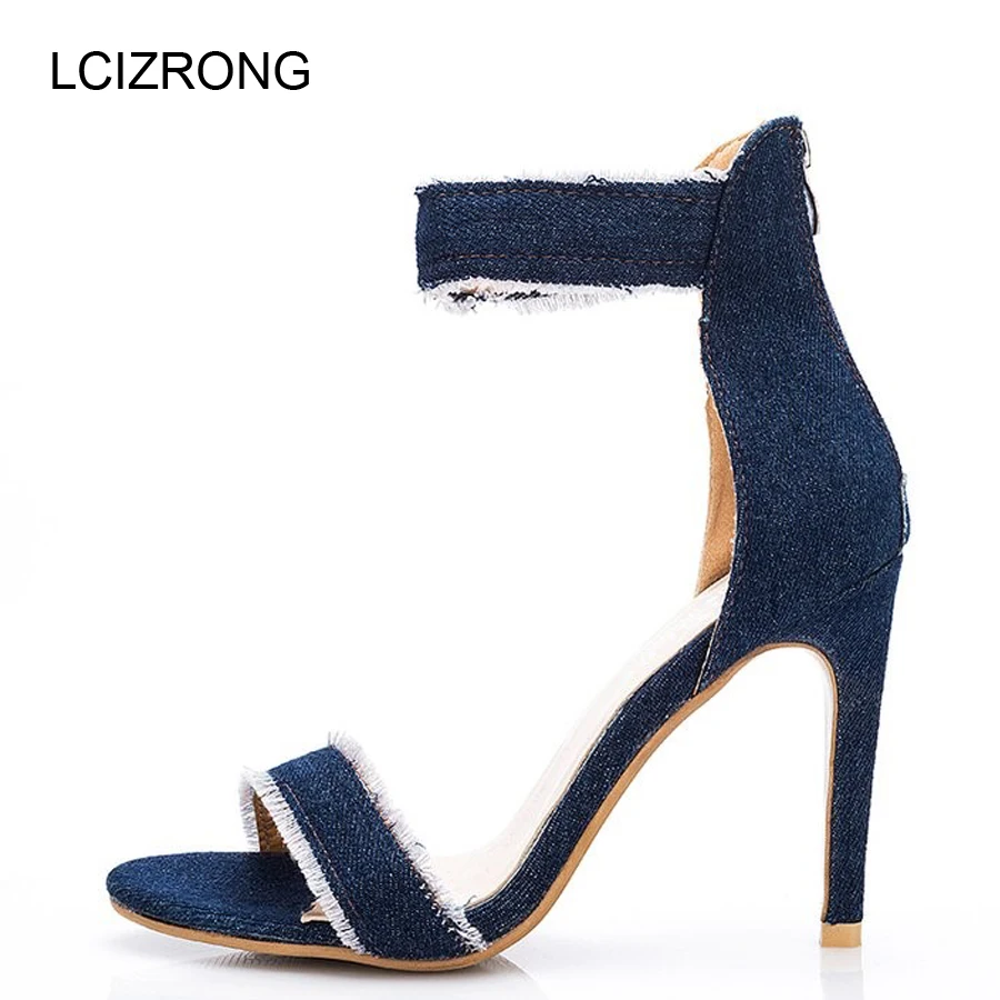 fringe high heel sandals