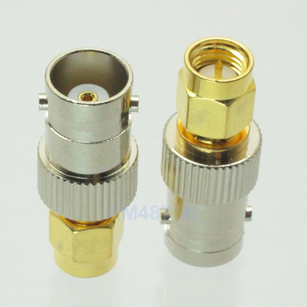 10pcs for CCTV Security Cameras Adapter BNC female jack to SMA male