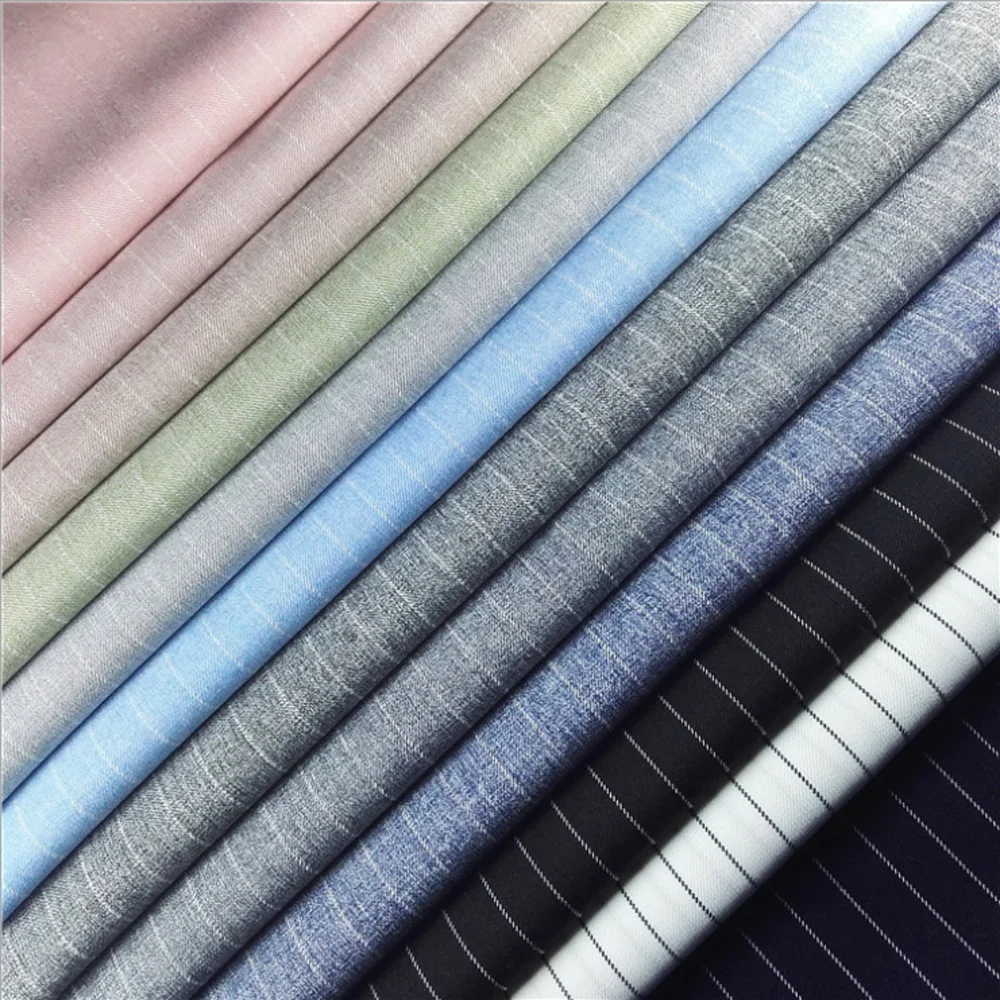Elastin Fabric Fashion Business Suit Pants Dress Shirt Skirt Fabric DIY