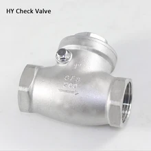1 1/" DN32 SS304 обратный клапан из нержавеющей стали, резьбовые поворотные обратные клапаны