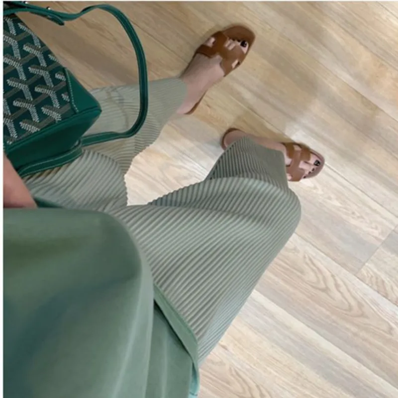 

LANMREM 2019 New Fashion Casual Wild Woman Looseplus Folds Solid Color Nine Points Pencil Pants TC179