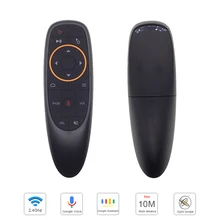 G10 голосовой пульт дистанционного управления Управление 2,4G Беспроводной Google микрофон Air Мышь 6-осевой гироскоп ИК-обучения для Android ТВ коробка X96 мини